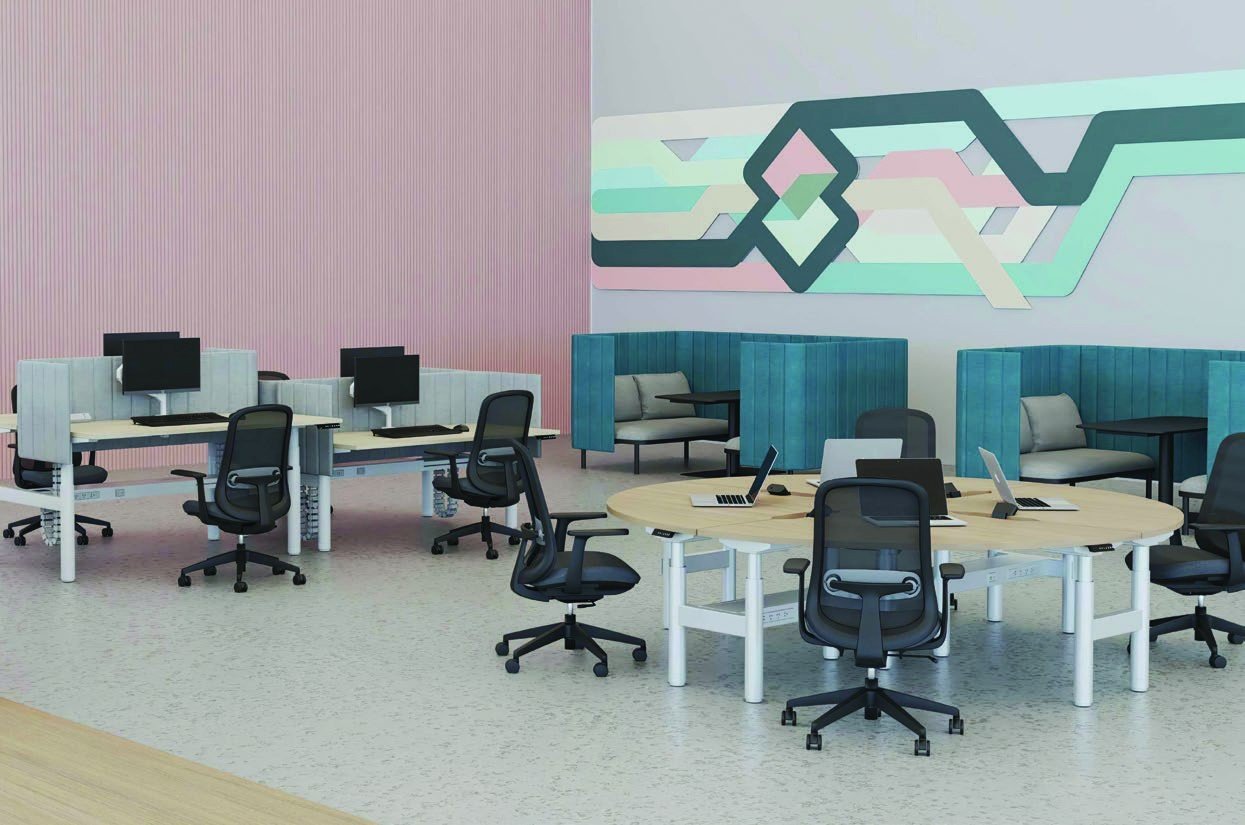 Axis Sit-Stand Bench — workstations & desks by SYL Fitout